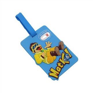 Багажная бирка из мягкого ПВХ для путешествий 2D